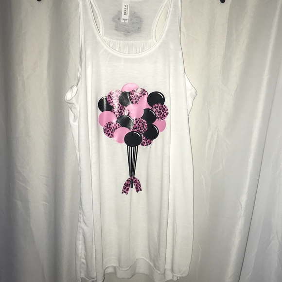 Flowy Racerback Tank HTV/Embellishment NWOT - Picture 2 of 8